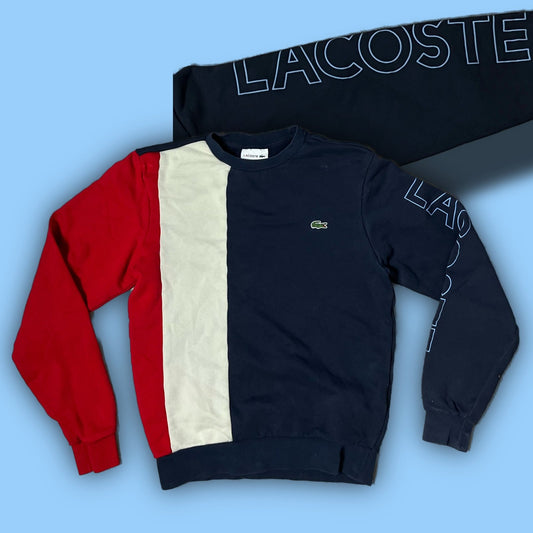 navyblue Lacoste spellout sweater {S} - 439sportswear