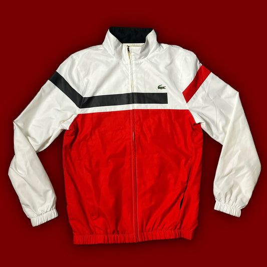 red/white Lacoste windbreaker {S} - 439sportswear